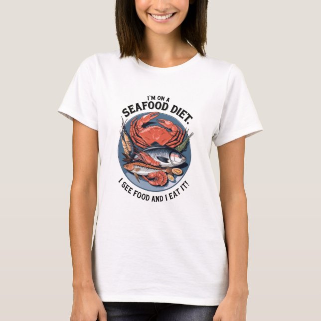 Camiseta Comida do mar (Frente)