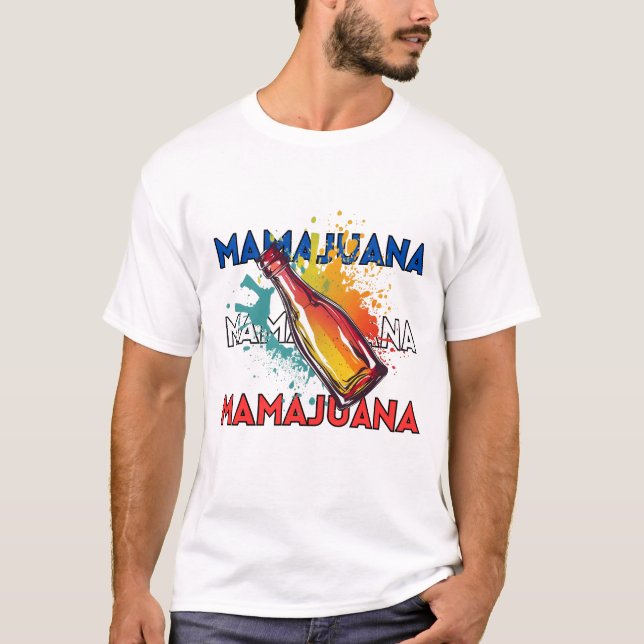 Camiseta Comida Dominicana: Mamajuana (Frente)