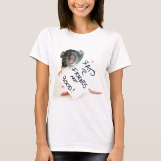 Camiseta Comida dos amigos dos ratos R não