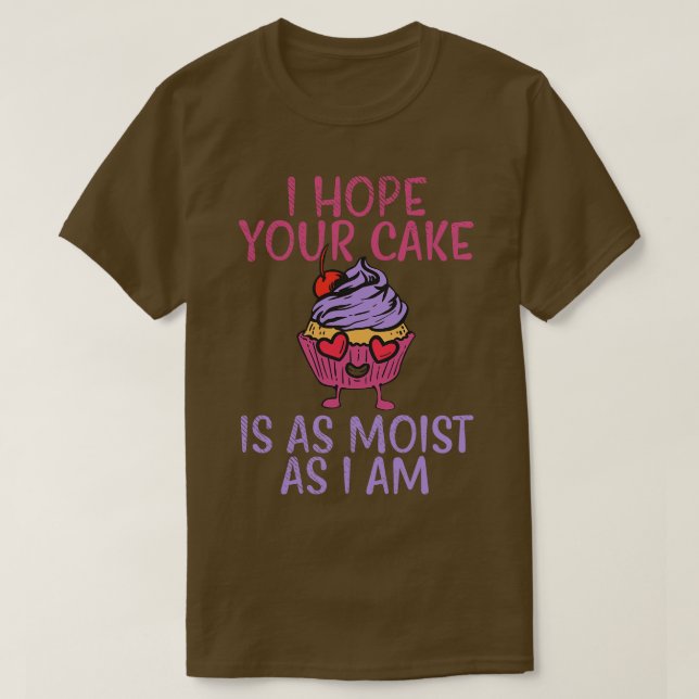Camiseta Comida dos secadores de Cupcake para panificação (Frente do Design)