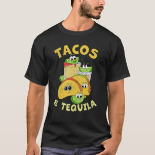 Camiseta Comida e Bebida Tacos e Tequila Mexicana Taco