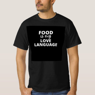 Camiseta Comida é minha língua de amor