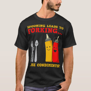 Camiseta Comida Engraçada Condições Engraçadas Cotações de