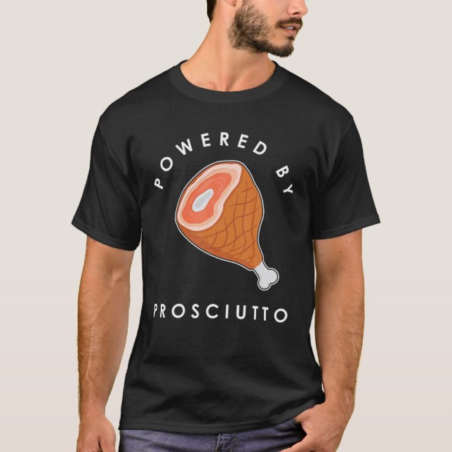 Camiseta Comida Engraçada De Itália Com Prosciutto (Frente)