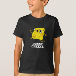 Camiseta Comida Engraçada De Queijo Engraçado Pun Escuro BG