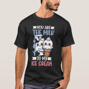 Camiseta Comida Engraçada Italiana Milk Gelato Sorvete 1