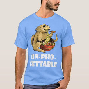 Camiseta Comida Engraçada Pun Réptil Pho Sousa Comida Asiát