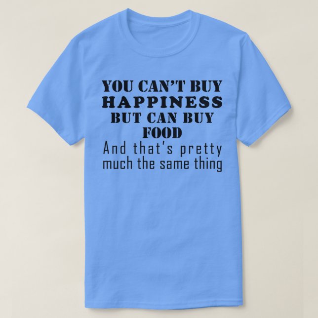 Camiseta comida engraçado (Frente do Design)