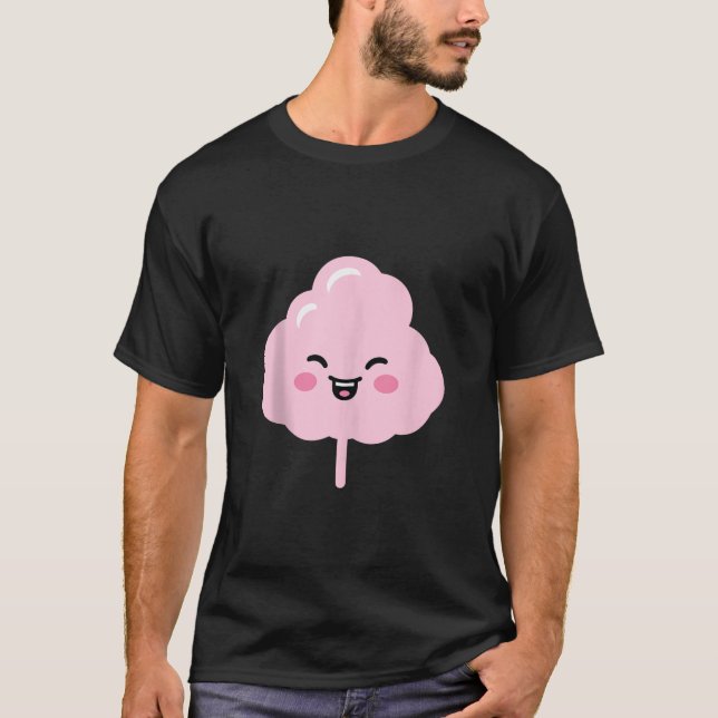 Camiseta Comida Engraçado, falso doce, fofo, doce simples T (Frente)