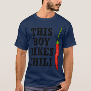 Camiseta Comida Espicosa Que Este Rapaz Gosta De Pimenta Ir