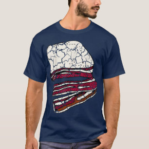 Camiseta Comida Foodie Bacon Pork Distinto