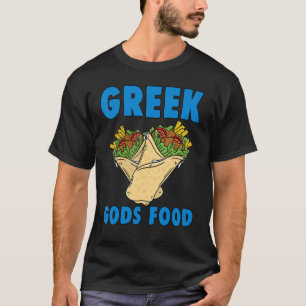 Camiseta Comida Gods Grego Gyros Grego Grécia Engraçada Gir