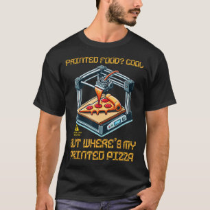 Camiseta Comida Impressa Legal Mas Cadê Minha Pizza Impress