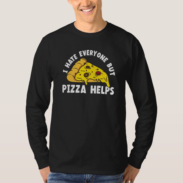 Camiseta Comida Italiana Pizza  6 (Frente)