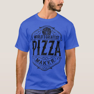 Camiseta Comida italiana Pizzeria, Grande Pizza Maker do Mu