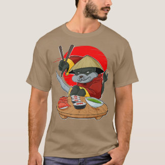 Camiseta Comida Japonesa I Maki Lover I Samurai Sushi Seal 