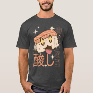 Camiseta Comida Japonesa Sushi Kawaii - Japão - Gráfico bon