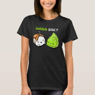 Camiseta Comida Japonesa Sushi Wasabi Wasa Bae Fofo Mulhere