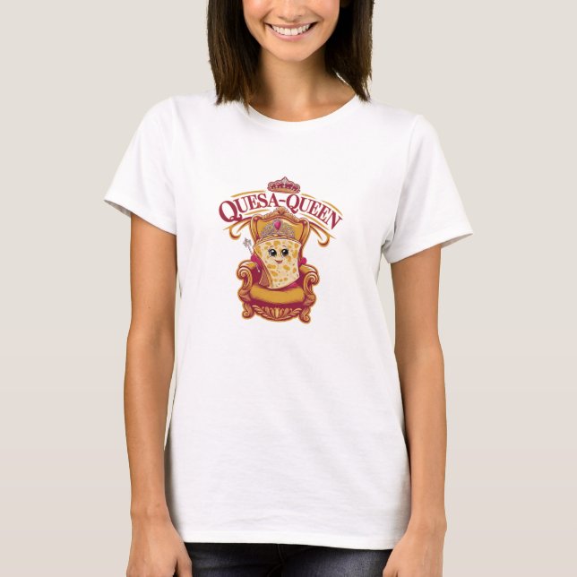 Camiseta Comida Kawaii: Bela Arte Quesadillas (Frente)