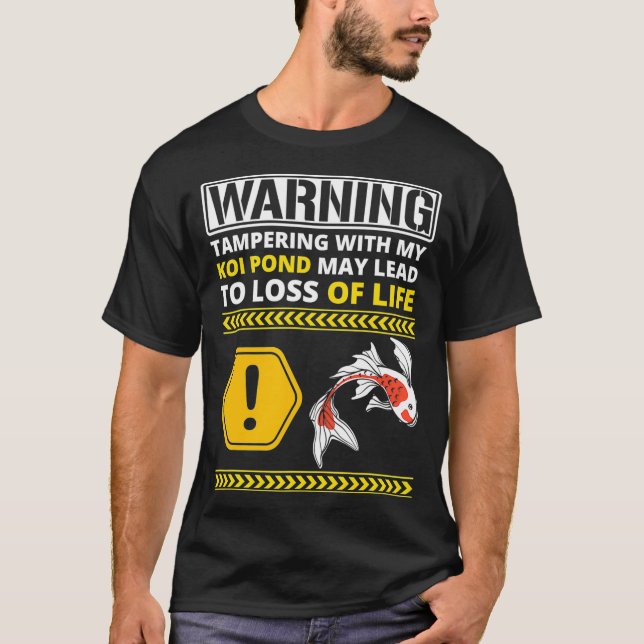 Camiseta Comida Koi - Peixe Koi (Frente)