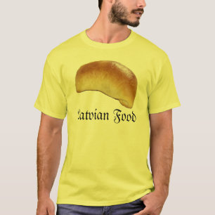 Camiseta Comida letão