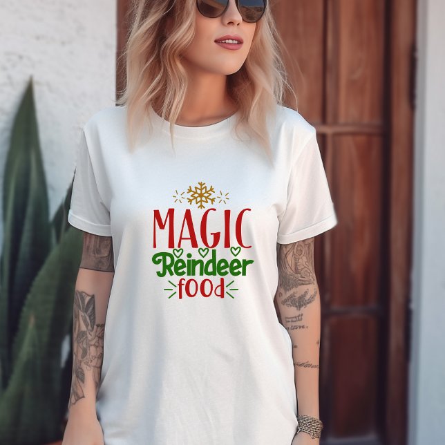 Camiseta Comida Magic Reindeer T-Shirt (Criador carregado)