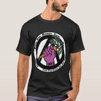 Camiseta Comida Memphis Não Bombas clássicas