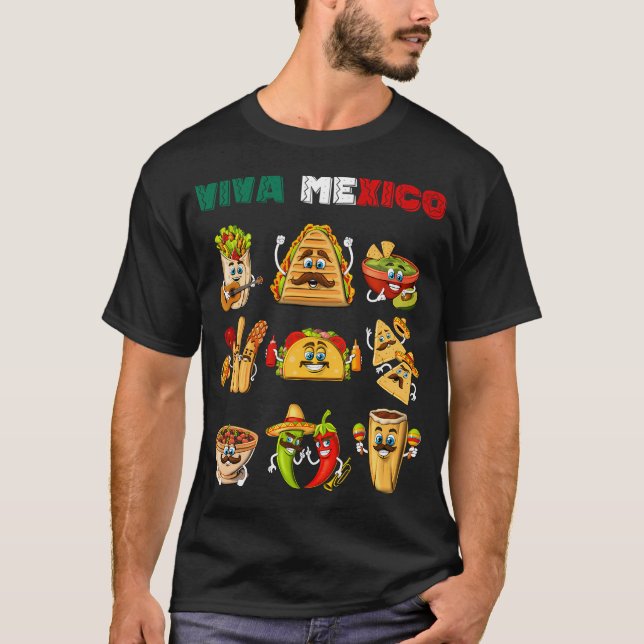 Camiseta Comida Mexicana (Frente)