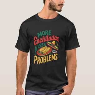Camiseta Comida Mexicana Amante do Taco Squad Mais Enchilad