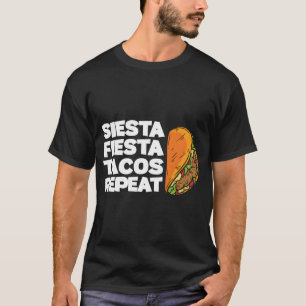 Camiseta Comida Mexicana Meu Ele Geralmente Me Leva Aos Tac