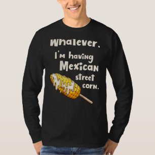Camiseta Comida Mexicana Street Corn Elote Back Impressão 1