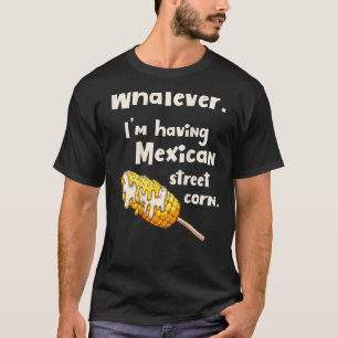 Camiseta Comida Mexicana Street Corn Elote Back Impressão 1