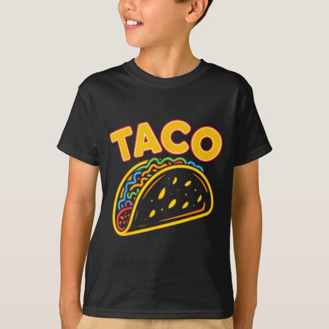 Camiseta Comida mexicana taco  (Frente)
