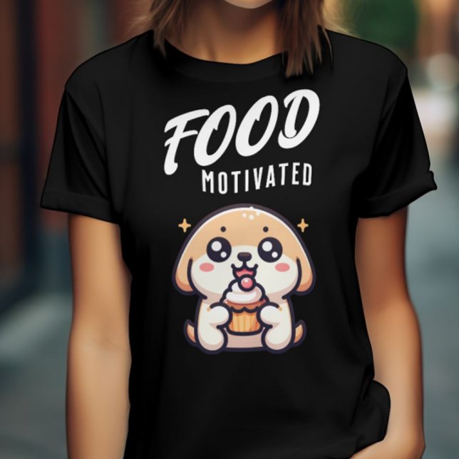 Camiseta Comida Motivada (Criador carregado)