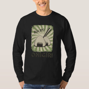 Camiseta Comida Onigiri perfeita   Estilo Vintage