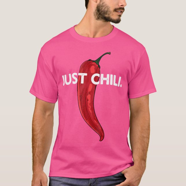 Camiseta Comida Picada de Chili Piada Lover Pun Engraçado P (Frente)