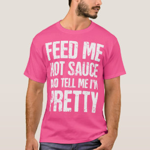 Camiseta Comida picante Bonito - Molho Pimenta Engraçado