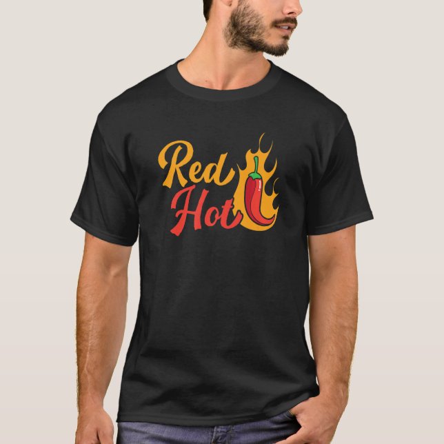 Camiseta Comida Picante Red Hot Chili Flavor Chipotle Squad (Frente)