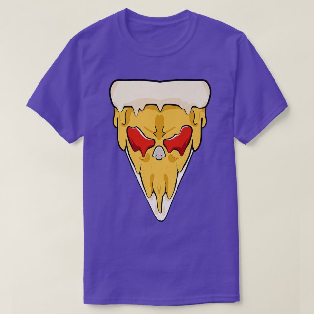 Camiseta Comida Pizza Face (Frente do Design)