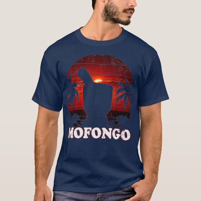 Camiseta Comida porto-riquenha engraçada Mofongo Pilon Palm (Frente)