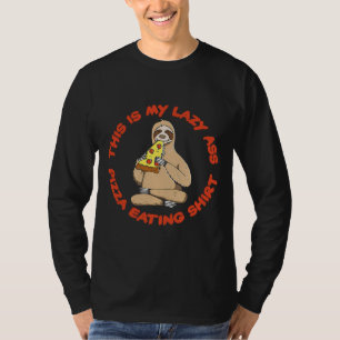 Camiseta Comida Preguiçosa Comendo Lama Esta É Minha