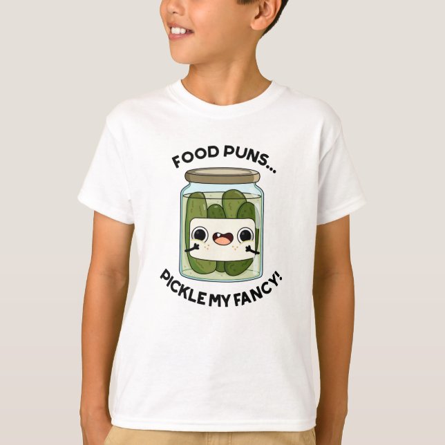 Camiseta Comida Puns Pickle Meu Rico Comida Engraçado Pun (Frente)