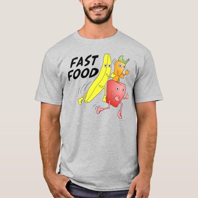 Camiseta Comida rápida (Frente)