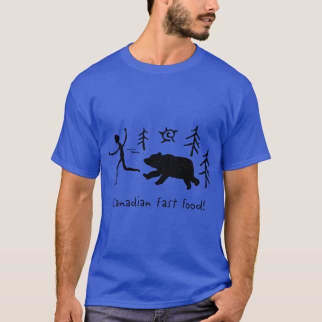 Camiseta Comida Rápida Canadense (Frente)