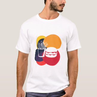 Camiseta Comida Rápida da Junta de Burger