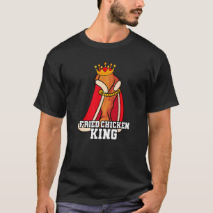 Camiseta Comida Rápida de Comida Seca Rei Galinha
