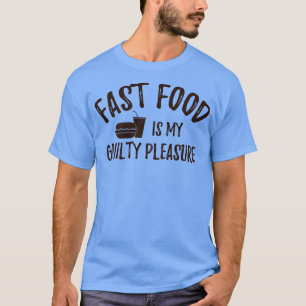 Camiseta Comida Rápida É Meu Prazer Culpado