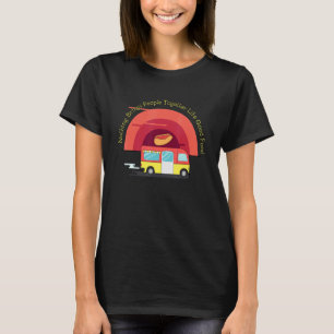 Camiseta Comida Reúne Pessoas Comida Caminhão Cozinhar