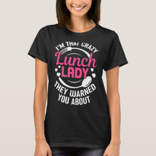 Camiseta Comida S da cantina da Escola de Almoço Hilarious