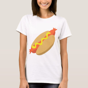Camiseta Comida saboroso - Hotdog